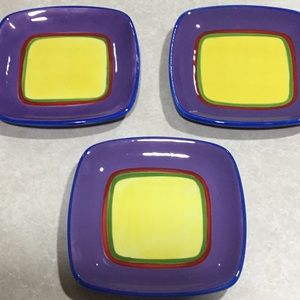 Set of 3 Bread plates by Dansk 6”